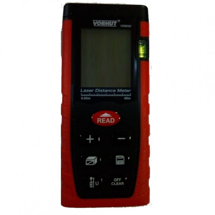 Лазерний далекомір VORHUT VDM-40, 0,05-40м / - 2 мм, 5-функцій-34-214