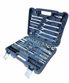 Набір інструменту 82од. 1/2-1/4&quot; 4-32мм пластик. кейс-[articul]