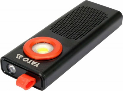 Ліхтар світлодіодний акумул. YATO Li-Po 3.7 В, 2000 mАГод, 500 Lm, динамік 3W Bluetooth