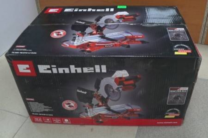 Пила торцювальна акумуляторна Einhell (без акумулятора), диск 210 мм, різ 120х60 мм, лазер, плавний пуск TE-MS 18/210 Li - Solo-TE-MS 18/210 Li - Solo