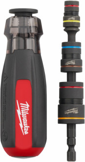 Викрутка магнітна з торцевими насадками 9-в-1 ShW MILWAUKEE Impact Multi-Nut Driver-[articul]