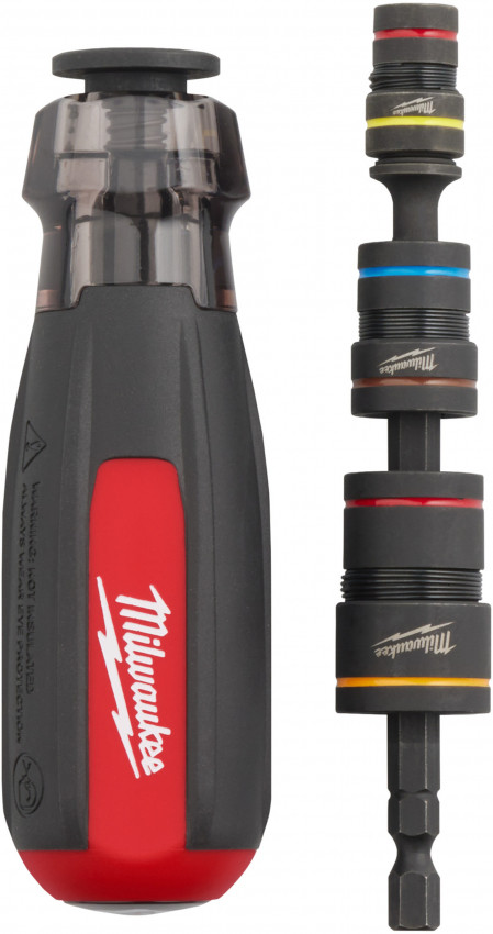Викрутка магнітна з торцевими насадками 9-в-1 ShW MILWAUKEE Impact Multi-Nut Driver-4932498178