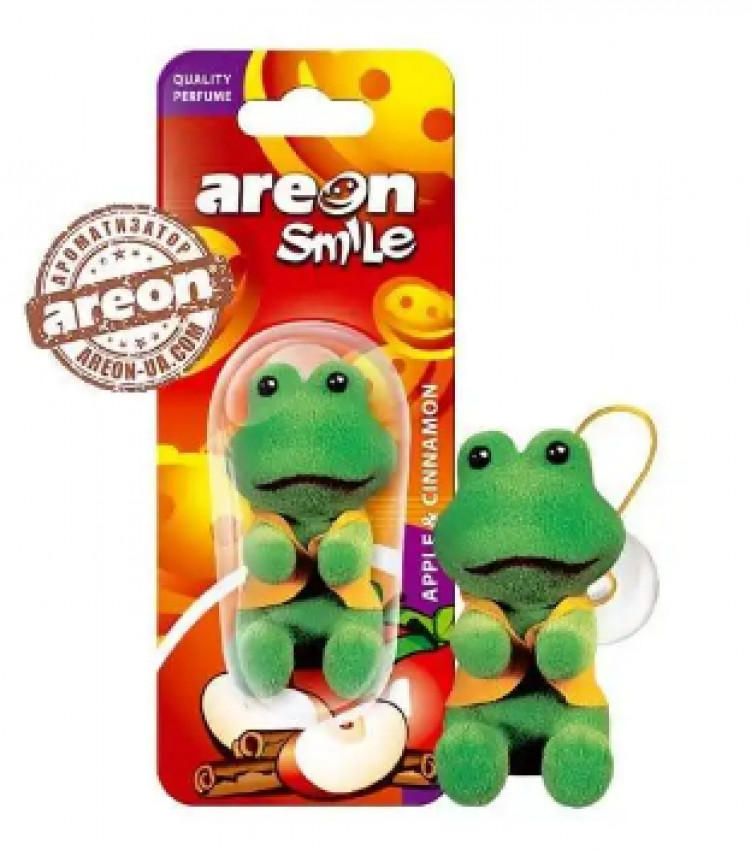 Ароматизатор Areon Smile Toys Яблуко Кориця (на підвісці)-077381