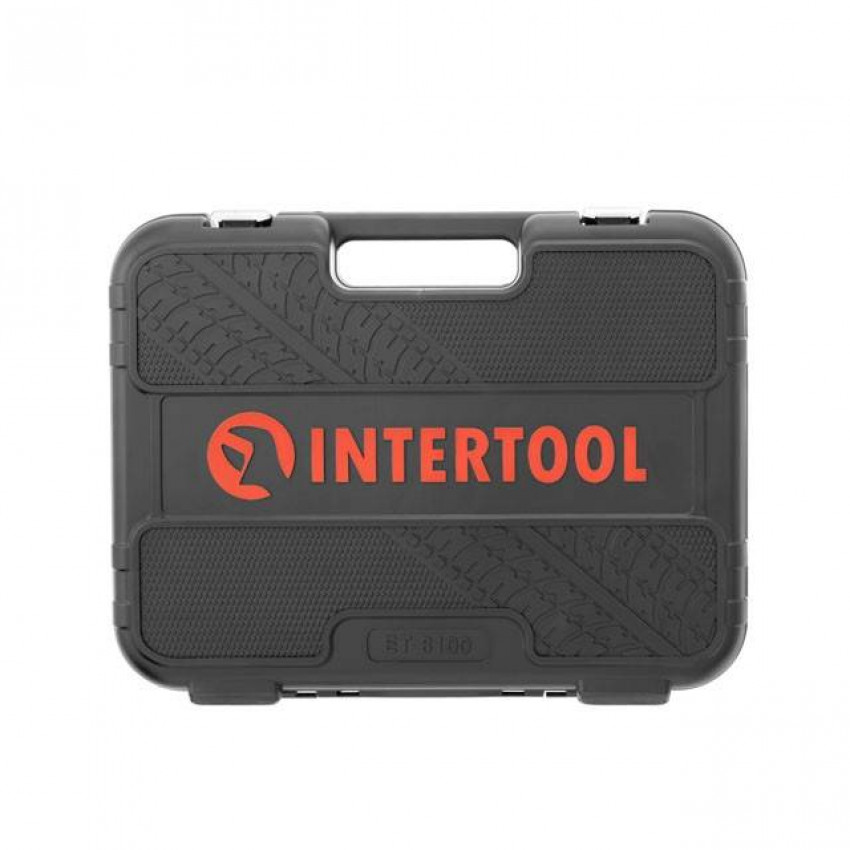 Набір інструментів 100 од., STORM, 1/2", 1/4", Cr-V INTERTOOL ET-8100-ET-8100