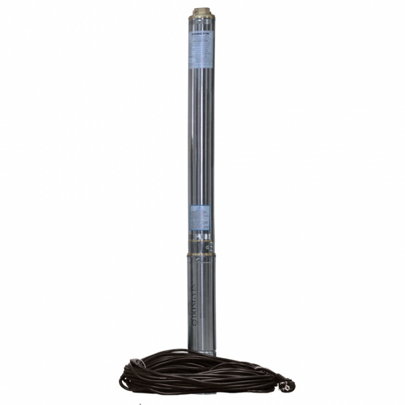 Насос відцентровий свердловинний 3SEm 1.8/14 0.37кВт H 60(46)м Q 45(30)л/хв Кабель Ø80мм 35м AQUATICA (DONGYIN) (777402)-777402