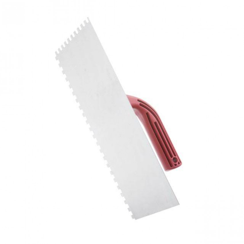 Затирачка сталева оцинкована 280*130 мм, 6*6 мм INTERTOOL KT-0005-KT-0005