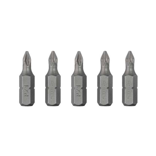 Комплект викруткових насадок, PZ1, 1/4"×25 мм, ACR, S2, 5 од., STORM INTERTOOL VT-0208-VT-0208