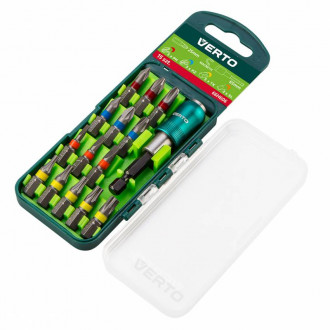 Накінечник викрутки, набір 16 шт., 25 mm -  3 x PH, 3 x PZ, 3 x SL, 5 x TX + тримач насадок-[articul]