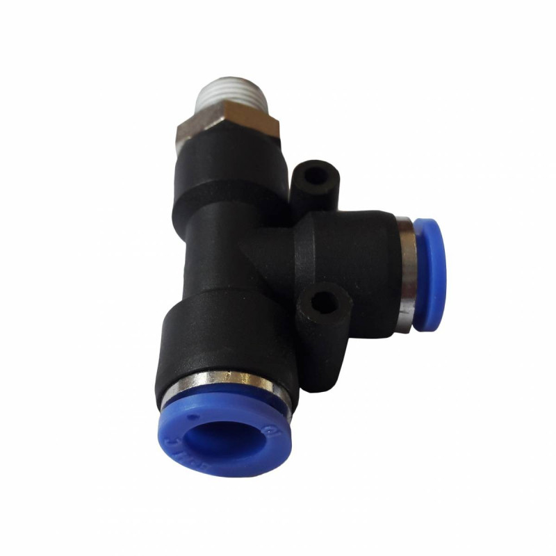 Трійник Ø 6 -3/8 z пластиковий для шлангів EMC 6-03 EPD-6-03 EPD