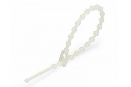 Хомут кульковий роз'ємний 2х150 білий (пач 100шт) APRO-CTM-2150