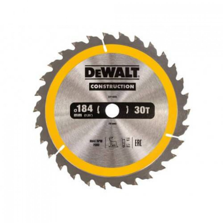 Диск пильний DEWALT DT1940-DT1940