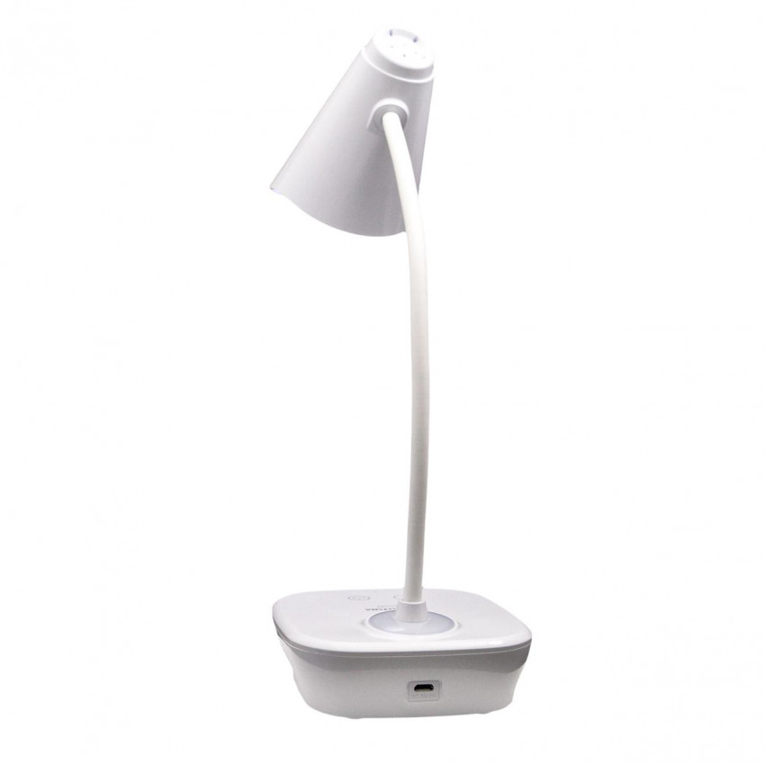 Настільна лампа з акумулятором Quantum ASCONA QM-TL1030 LED 3W 200lm 4000К USB 5V-QM-TL1030-4K