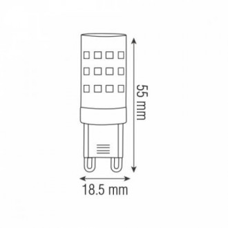 Світлодіодна лампа PETA-8 8W G9 4200K