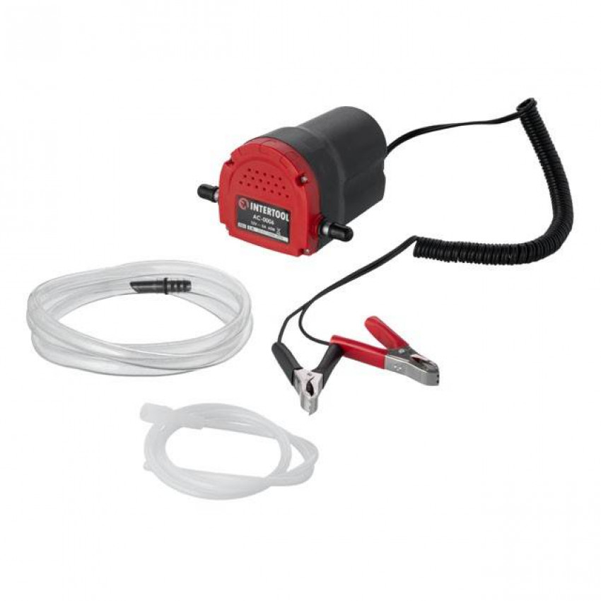 Насос вакуумний 12 В для відкачування мастила та дизельного палива INTERTOOL AC-0006-AC-0006