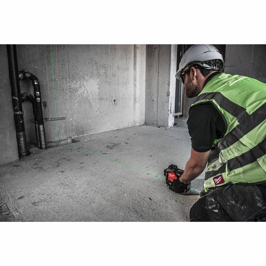 Лазерний 3D нівелір акумуляторний MILWAUKEE, M12 3PL-0C (кейс)-4933478103
