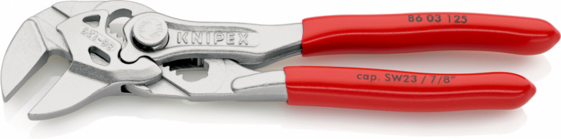 Мініатюрний цанговий ключ (переставні кліщі) KNIPEX 86 03 125 SB-86 03 125 SB