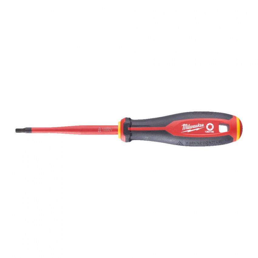 Викрутка VDE діелектрична MILWAUKEE T27х100мм-4932498986