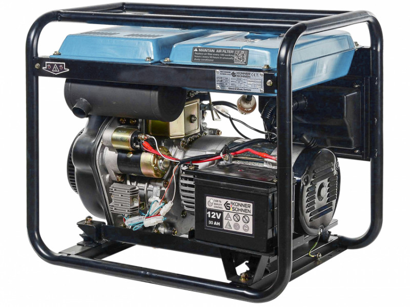 Дизельний генератор «Könner & Söhnen» KS 8100HDE-1/3 ATSR (EURO V)-KS 8100HDE-1/3 ATSR