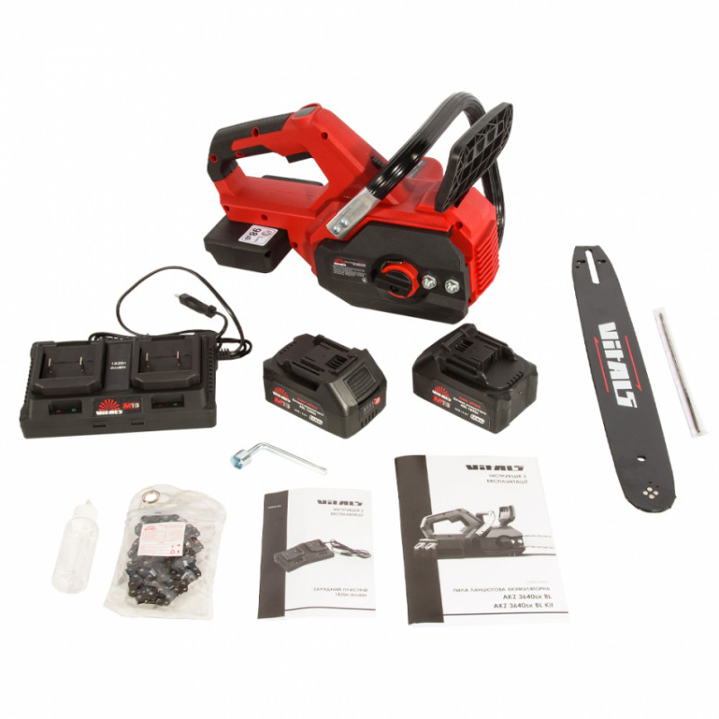 Пила ланцюгова акумуляторна Vitals AKZ 3640sx BL Kit-241132