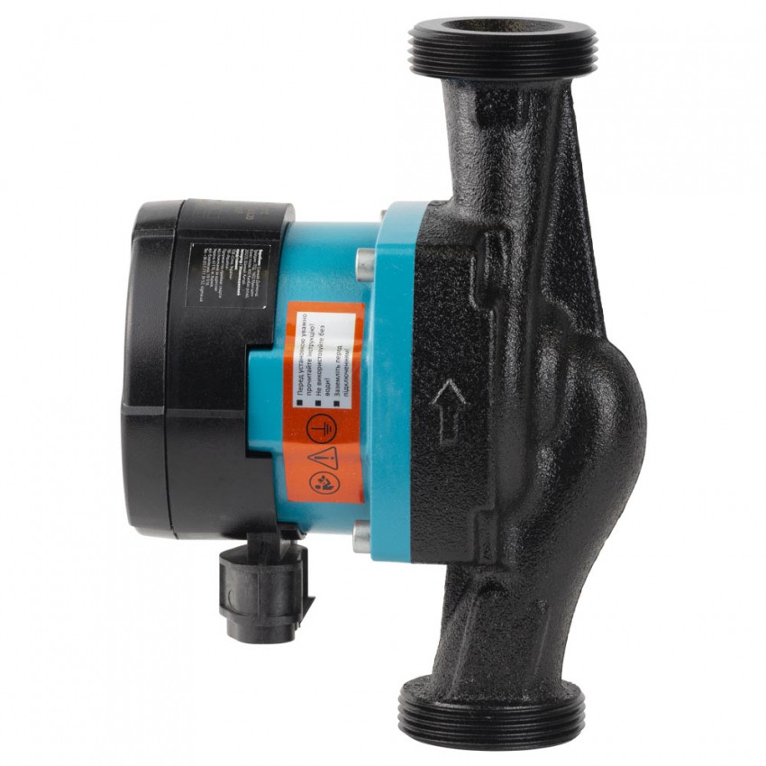Насос циркуляційний енергозберігаючий 5-25Вт Hmax 4м Qmax 47л/хв Ø1½" 180мм + гайки Ø1" AQUATICA GPA25-4/180 III (774043)-774043