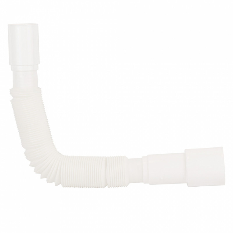 Сифон для раковини з випуском з нерж. сталі виведенням під пральну машину і гнучким відведенням 1½"×Ø40/50мм TAU (9841750)-9841750