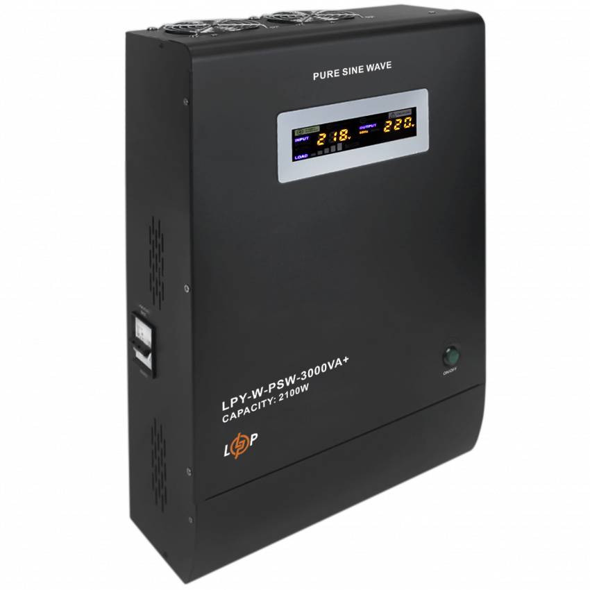 ДБЖ з правильною синусоїдою 48V LPY-W-PSW-3000VA+(2100Вт)-