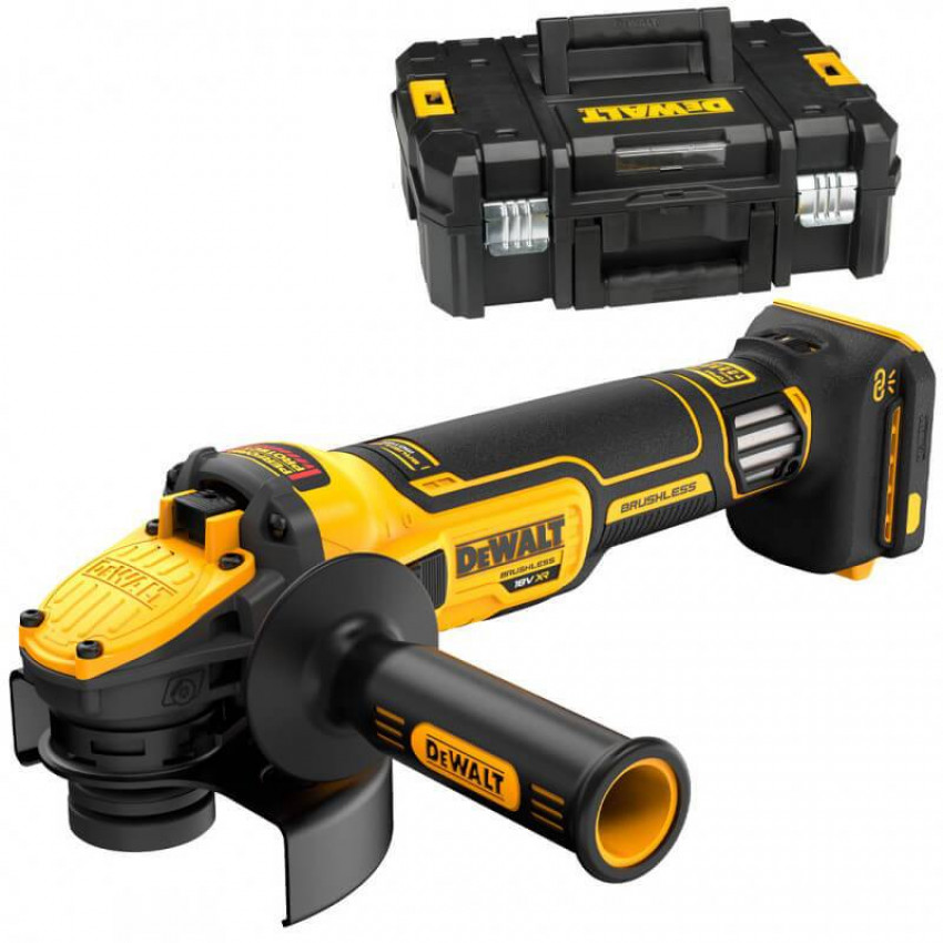Шліфмашина кутова - болгарка акумуляторна безщіткова DeWALT DCG409VSNT-DCG409VSNT