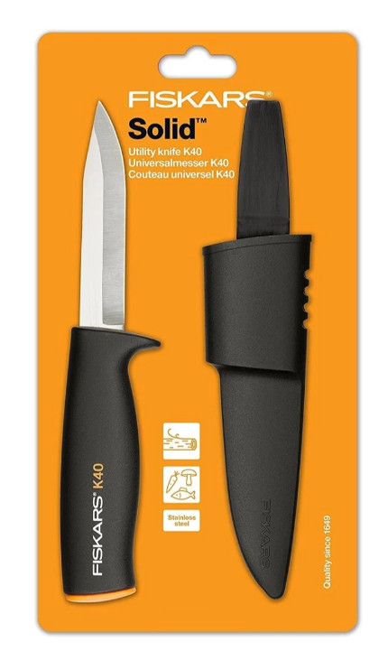 Ніж загального призначення FISKARS з K40 (125860)-6411502870628