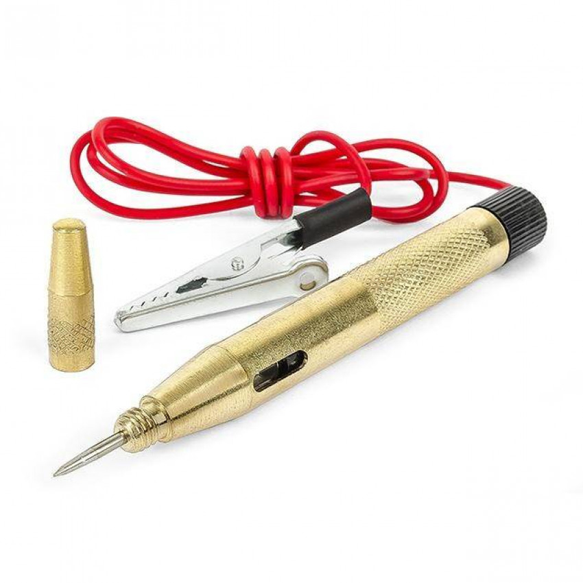 Індикатор напруги 6-12-24В., металевий корпус INTERTOOL VT-4009-VT-4009