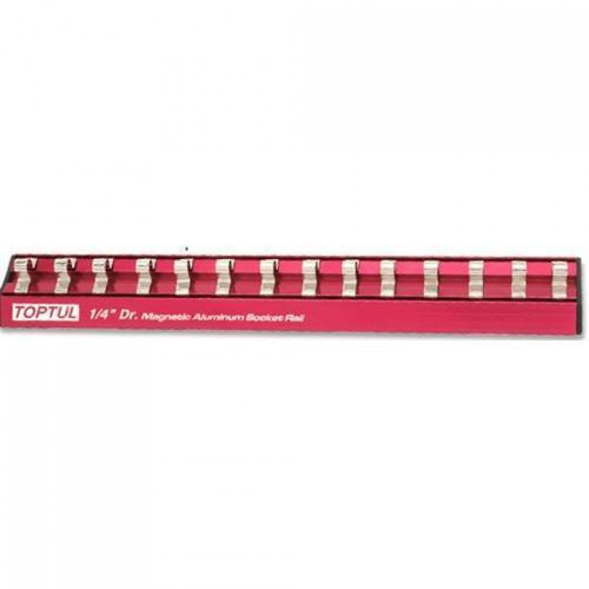 Тримач для головок (планка магнітна) 1/4"*240*14PCS TOPTUL PBKB2R2414-PBKB2R2414