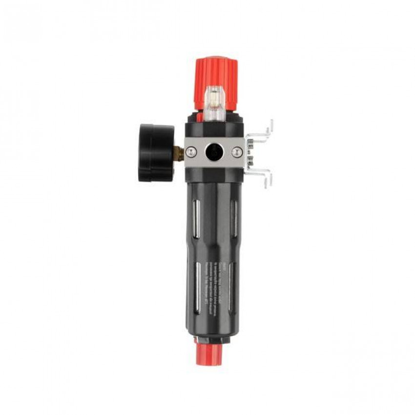 Блок підготовки повітря 1/4", 5мкм, 850 л/хв, метал, професійний INTERTOOL PT-1435-PT-1435