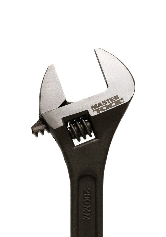 MasterTool Ключ розвідний 200 мм, 0-25 мм, Cr-V, фосфатований, Ст.: 76-0222-76-0222