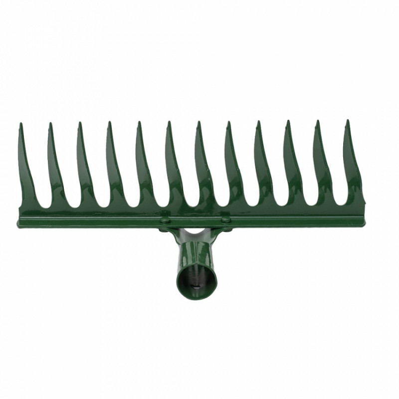 Граблі садові кручені 12 зубів 320×82мм заклепувальне кріплення GRAD (5051915)-5051915