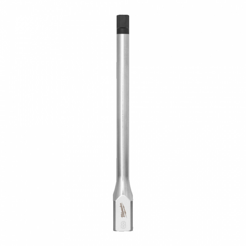 Головка торцева хромована 3/8'' MILWAUKEE подовжена, з бітою Hex, 8мм-4932500452