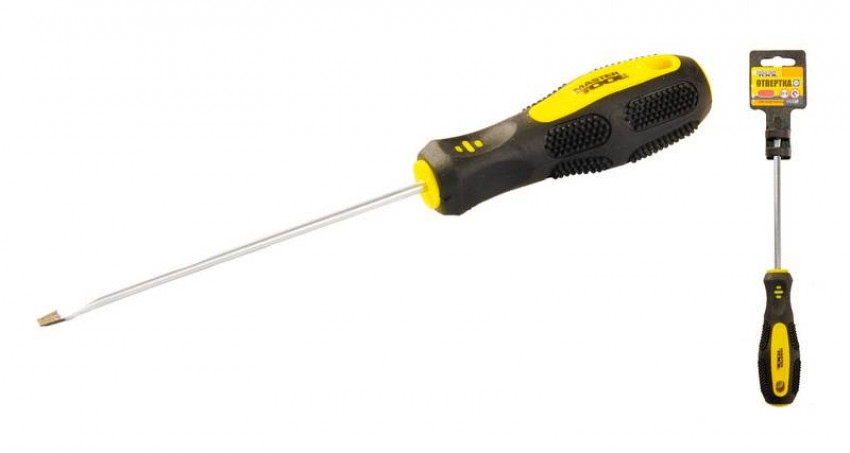 Викрутка плоска MASTERTOOL SL3х100 мм 48-5310-48-5310