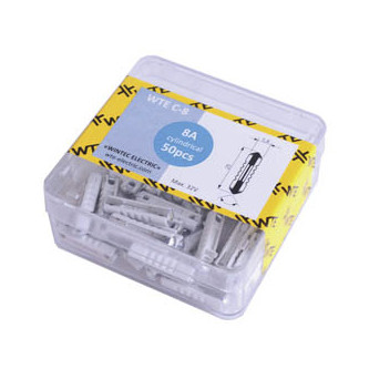 Запобіжники (циліндричні 8А) (50шт) WTE-WTE C-8