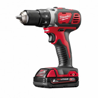 Дриль-шуруповерт акумуляторний MILWAUKEE, M18 BDD-202С, 50Нм ( зар.пристр, 2 акум.Х 2Ач, кейс) (акція)-[articul]