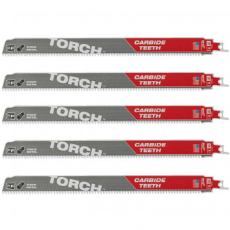 Полотно для шабельних пил TORCH CARBIDE MILWAUKEE, 300х3,1мм, (5шт), (метал)-[articul]