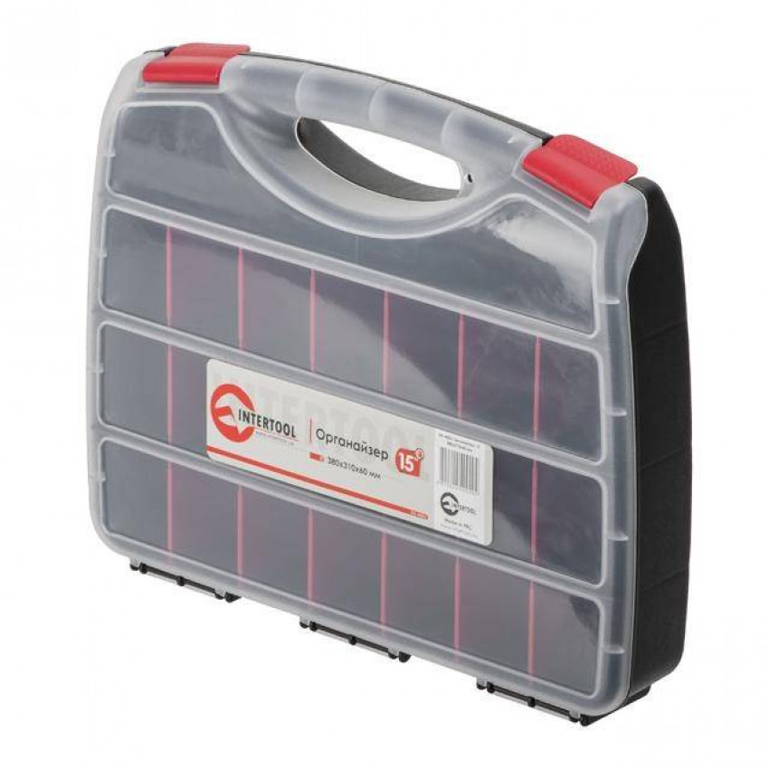 Органайзер 15" 380*310*60 мм INTERTOOL BX-4002-BX-4002