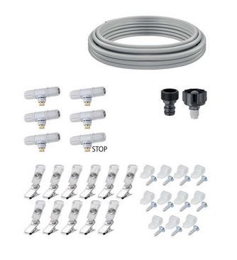 Система охолодження повітря мікротуманом, шланг 7,5м, 6 форсунок (набір)-907510000