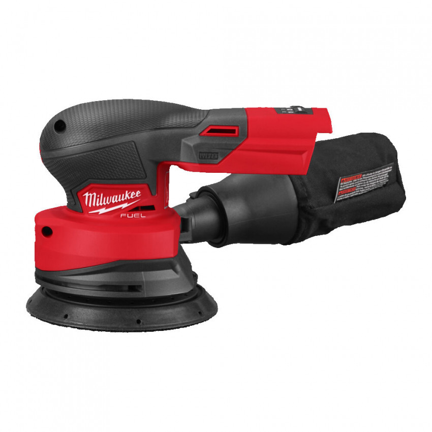 Шліфмашина ексцентрикова акумуляторна безщіткова MILWAUKEE M18 FROS125-0B Ø125мм (каркас)-4933498253