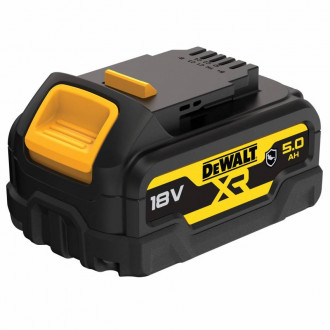 Акумуляторна батарея GFN DeWALT DCB184G, 18 В XR Li-lon GFN блок - Glass Filled Nylon (нейлон армований скловолокном) 5 Аг, вага 0.72 кг. Літій-іонна-[articul]