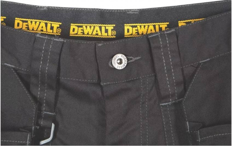 Штани робочі Dewalt Thurlston Trousers чорні розмір 34/33 склад 100% поліестер стрейч, не водопроник-DWC100-001-3433