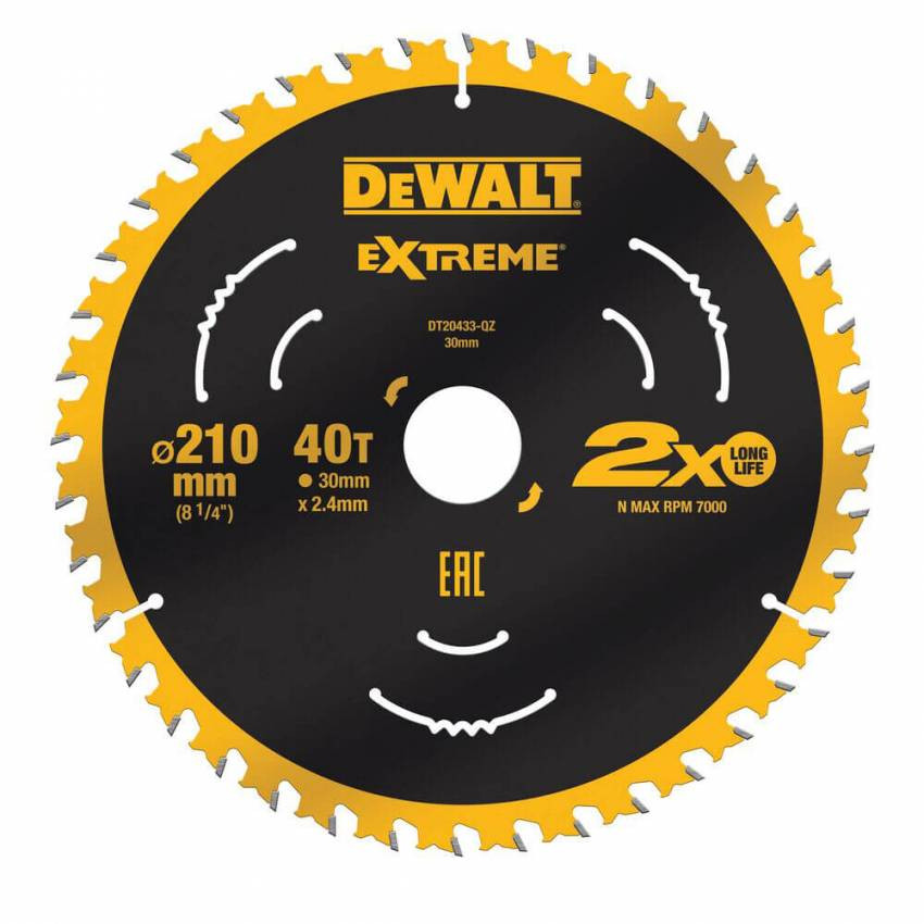 Диск пильний EXTREME DeWALT DT20433-DT20433