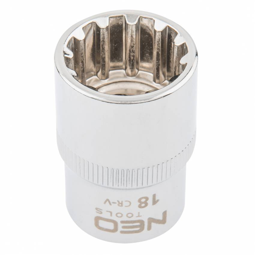 Головка змінна  Spline 1/2" 18 мм-08-590