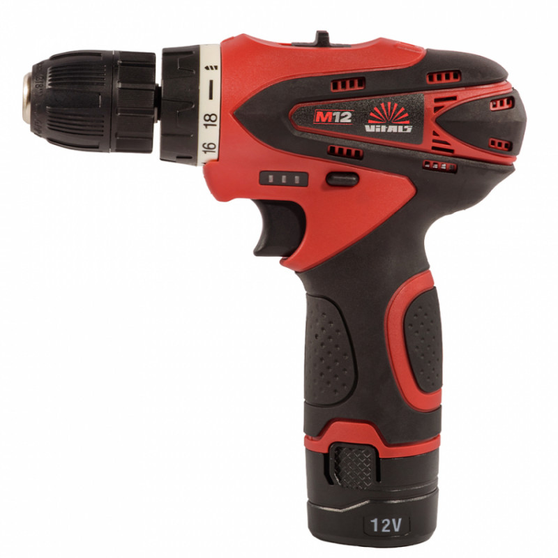 Дриль-шуруповерт акумуляторний Vitals AU 1221c Kit+-235336