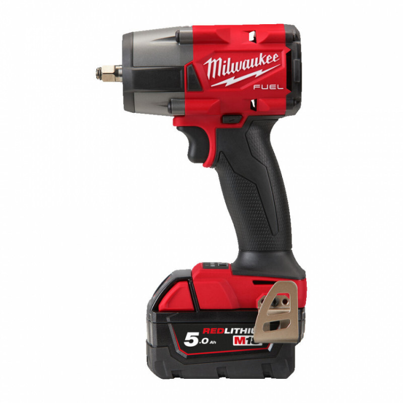 Гайкокрут акумуляторний безщітковий 3/8'' MILWAUKEE, M18 FMTIW2F38-502X, 813Нм, з кільцем (зарядний пристрій M12-18 FC, 2 акумул-4933479405
