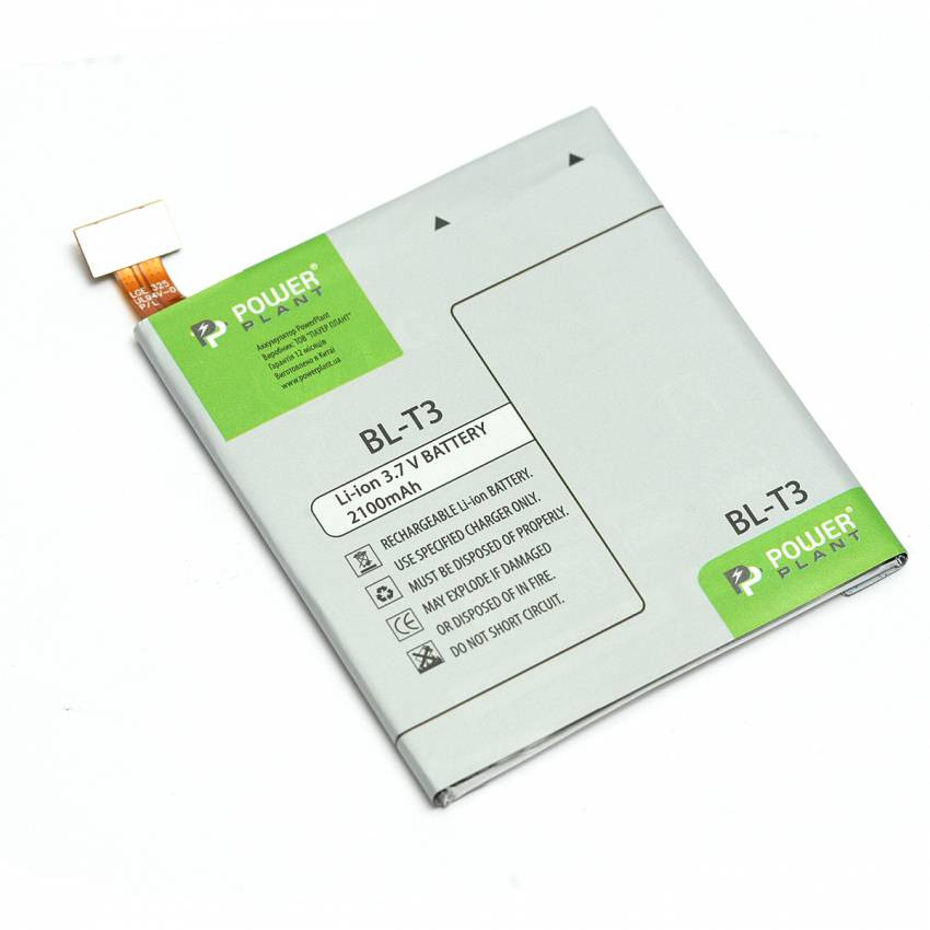 Акумулятор PowerPlant LG Optimus Vu F100 (BL-T3) 2100mAh-DV00DV6292