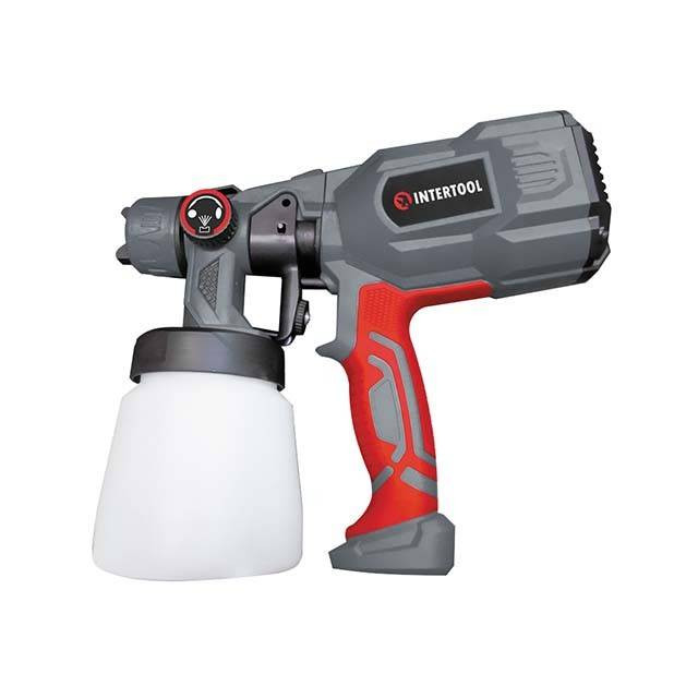 Фарбопульт електричний HVLP 550 Вт., форсунка 1.8 мм, бачок 800мл, 400 мл/хв INTERTOOL DT-5055-DT-5055