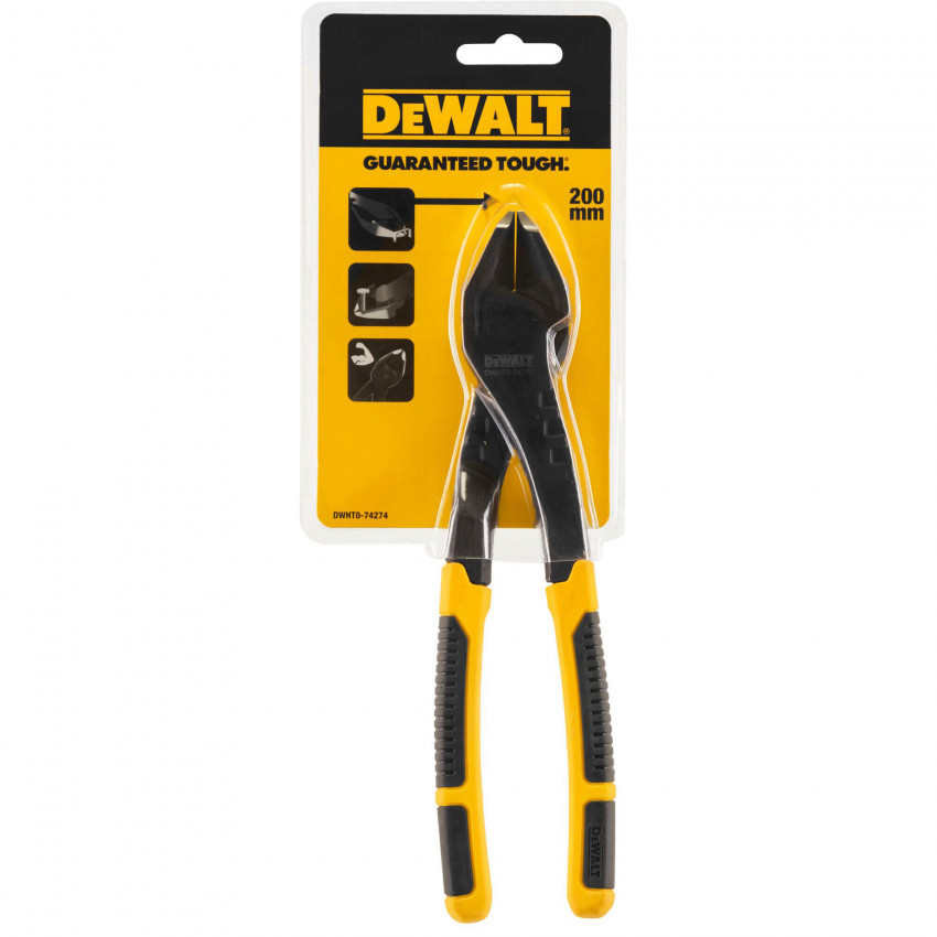Кусачки діагональні DEMOLITION, довжина 210 мм DeWALT DWHT0-74274-DWHT0-74274